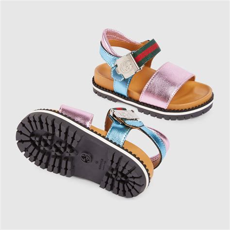 gucci toddler sandals|children's gucci swimwear.